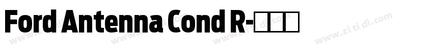 Ford Antenna Cond R字体转换